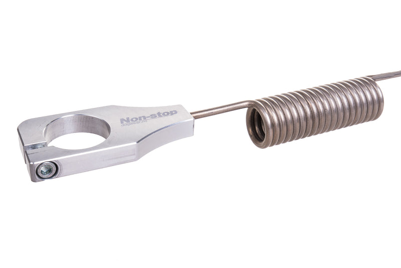 Bike Antenna Non-Stop Dogwear color gris, vista lateral — antena para bikejoring y scooter con perro